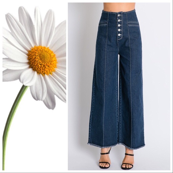 Bella High Waist Wide Leg Jeans - Picture 6 of 8